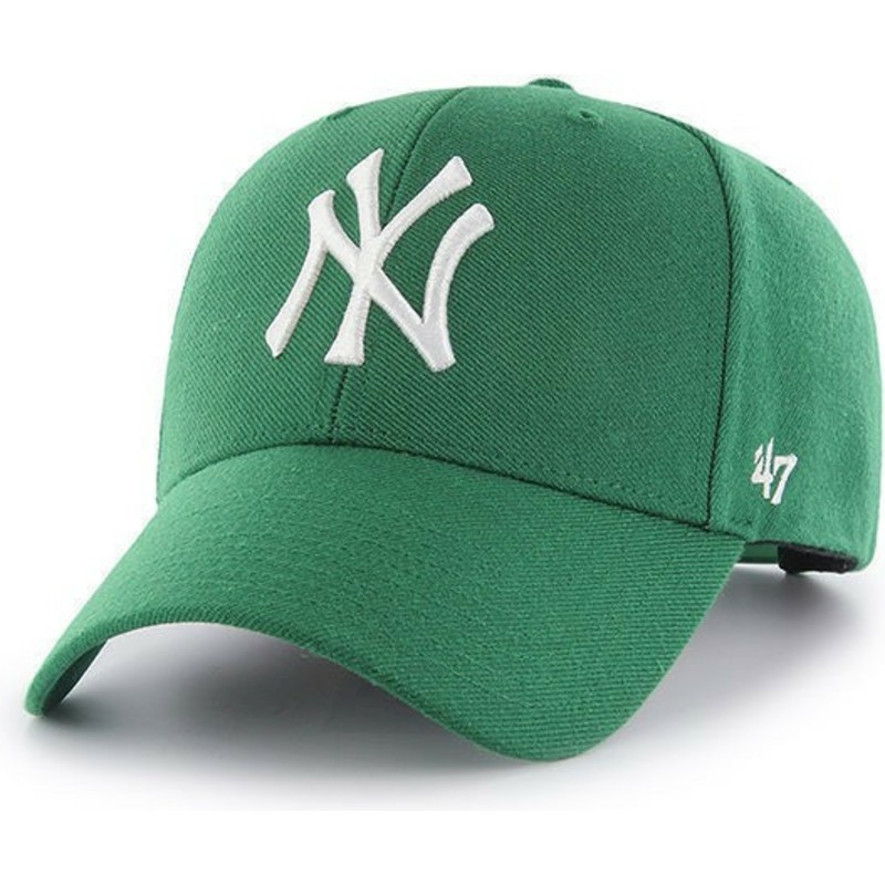 bone-curvo-verde-snapback-da-new-york-yankees-mlb-mvp-da-47-brand