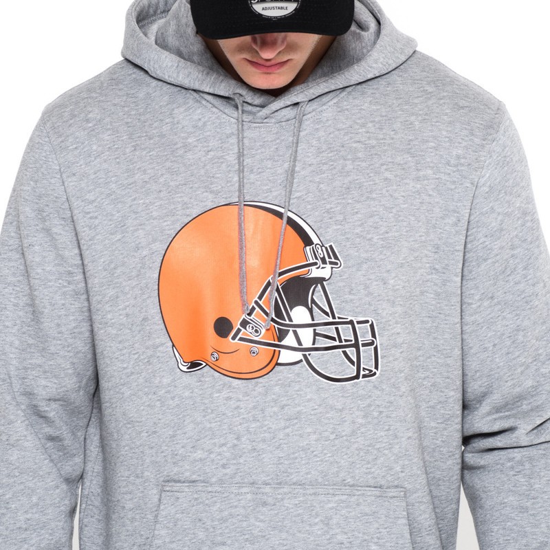 brown pullover moletom com capuz