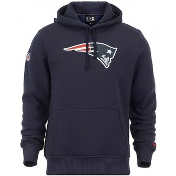 Moletom com capuz azul Pullover Hoodie da New England Patriots NFL da New Era