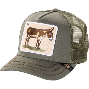 Boné trucker verde burro Donkey Ass da Goorin Bros.
