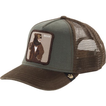 Boné trucker verde urso Lone Star da Goorin Bros.
