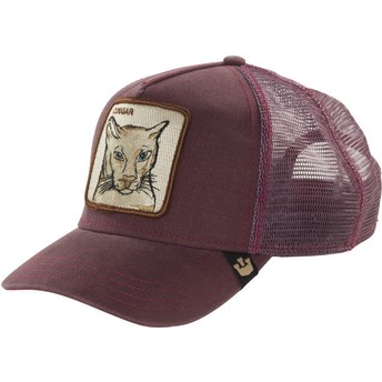 Boné trucker grená suçuarana Cougar da Goorin Bros.