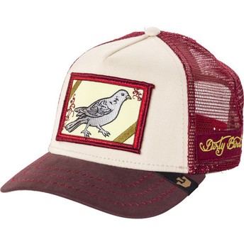 Boné trucker grená pássaro Dirty Bird da Goorin Bros.