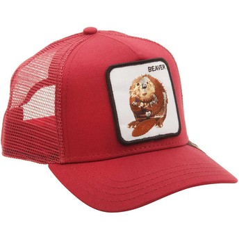 Boné trucker vermelho castor Big Red da Goorin Bros.