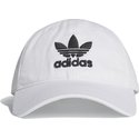 bone-curvo-branco-ajustavel-trefoil-classic-da-adidas