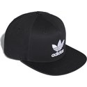 bone-plano-preto-snapback-trefoil-da-adidas