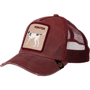 Boné trucker vinho cão The Pointer da Goorin Bros.
