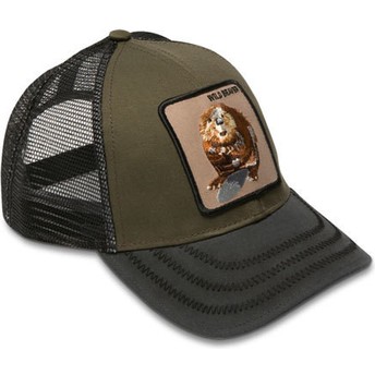 Boné trucker verde castor Wild Beaver da Goorin Bros.