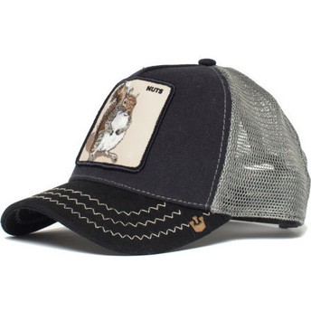 Boné trucker azul marinho esquilo Squirrel Master da Goorin Bros.