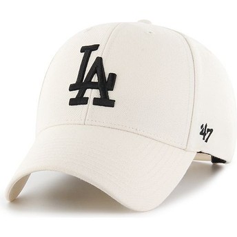 Boné curvo creme snapback da Los Angeles Dodgers MLB MVP da 47 Brand