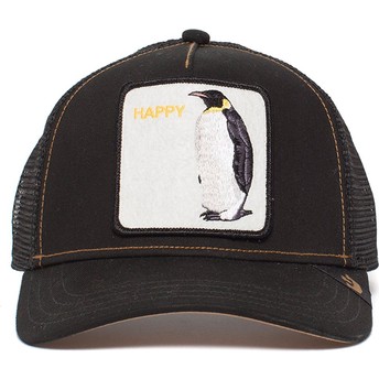 Boné trucker preto pinguim Waddler da Goorin Bros.