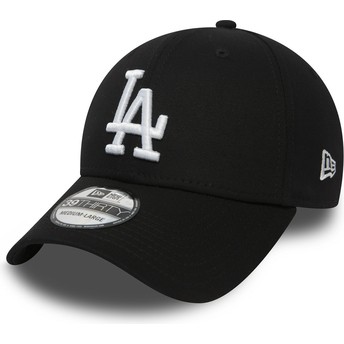 Boné curvo preto justo 39THIRTY Essential da Los Angeles Dodgers MLB da New Era