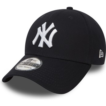 Boné curvo azul marinho justo 39THIRTY Classic da New York Yankees MLB da New Era