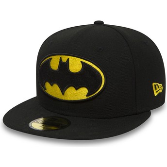 Boné plano preto justo 59FIFTY Batman Character Essential Warner Bros. da New Era