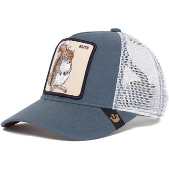 Boné trucker azul para criança esquilo Silly Kids da Goorin Bros.