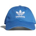 bone-curvo-azul-blubir-ajustavel-trefoil-classic-da-adidas