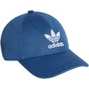 bone-curvo-azul-com-logo-branco-trefoil-primeknit-da-adidas