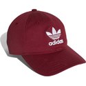 bone-curvo-grena-ajustavel-trefoil-classic-da-adidas
