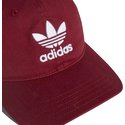 bone-curvo-grena-ajustavel-trefoil-classic-da-adidas