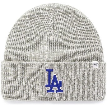 Gorro cinza da Los Angeles Dodgers MLB Cuff Knit Brain Freeze da 47 Brand