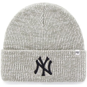 Gorro cinza da New York Yankees MLB Cuff Knit Brain Freeze da 47 Brand