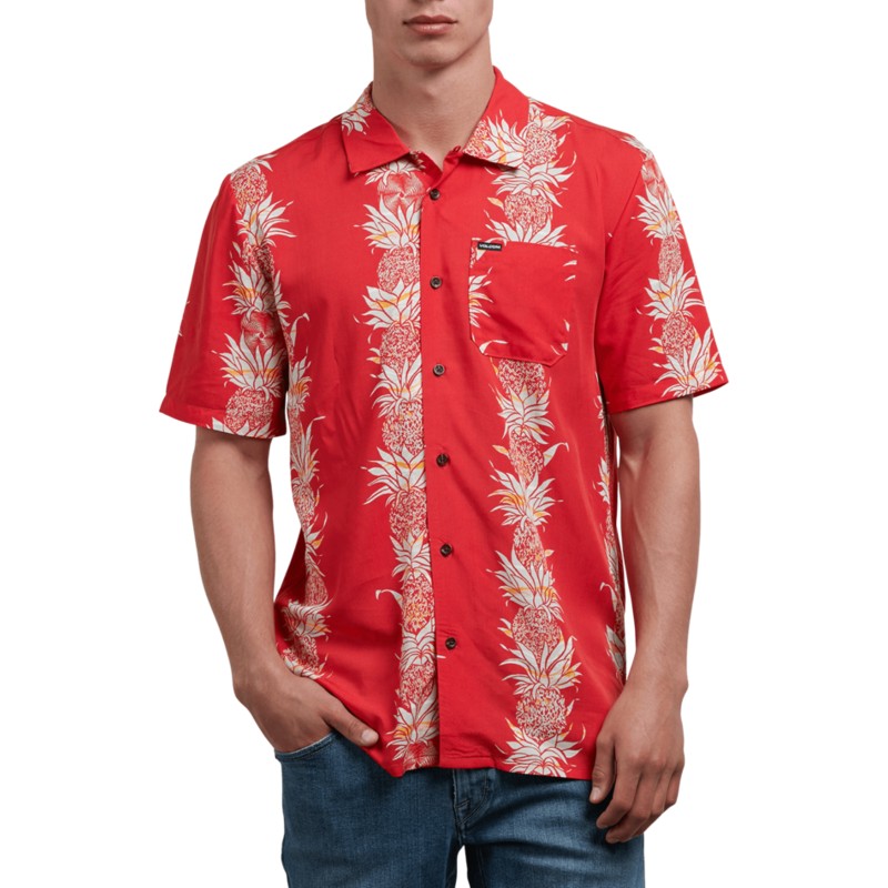 camisa-manga-curta-vermelha-palm-glitch-true-red-da-volcom