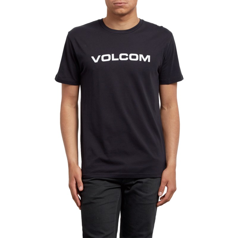 camiseta-manga-curta-preto-com-logo-branco-crisp-euro-black-da-volcom