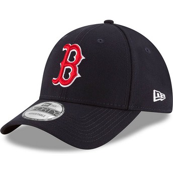Boné curvo azul marinho ajustável 9FORTY The League da Boston Red Sox MLB da New Era