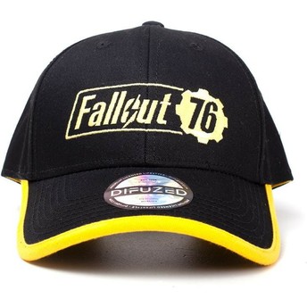 Boné curvo preto snapback Fallout 76 Fallout da Difuzed