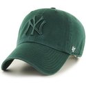 bone-curvo-verde-com-logo-verde-dos-new-york-yankees-mlb-clean-up-da-47-brand