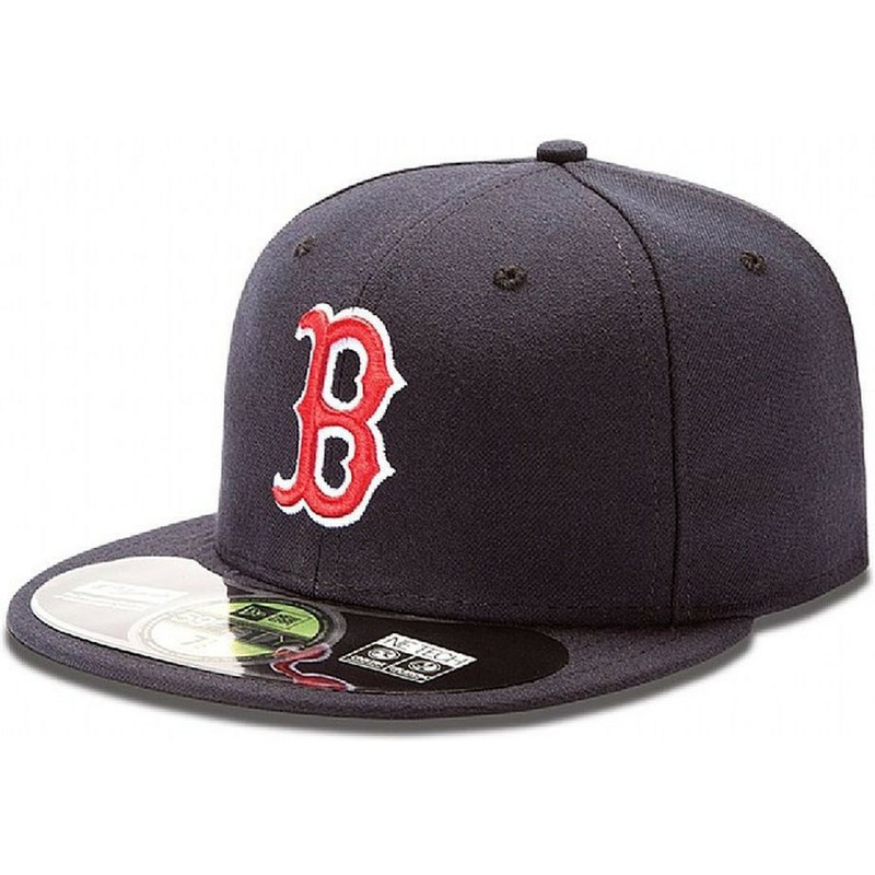 bone-plano-azul-marinho-justo-59fifty-authentic-on-field-dos-boston-red-sox-mlb-da-new-era